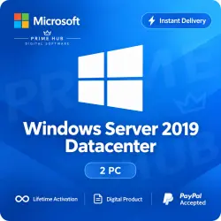 Windows Server 2019 Datacenter Key | 2 PC | Lifetime Activation