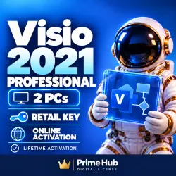 Visio 2021 Pro | 2 ПК | Онлайн-активация | Бессрочно | Мгновенно