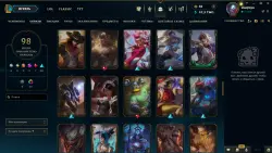 Sale of an account with 3 mythical, 7 legendary, and 28 epic skins.