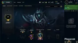 Personal account, peak p1, 12 skins, 2 epic ones for the karthus.