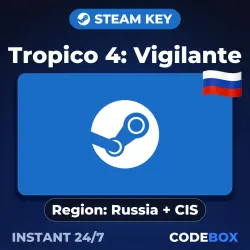Tropico 4: Vigilante | Russia + CIS | STEAM KEY | INSTANT DELIVERY 24/7