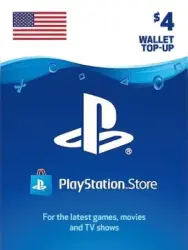 PlayStation Store: Карта 4 USD (США)
