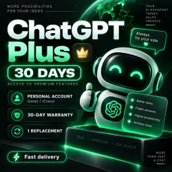 ChatGPT Plus | 30 Days | Personal Account | Gmail/iCloud | Warranty