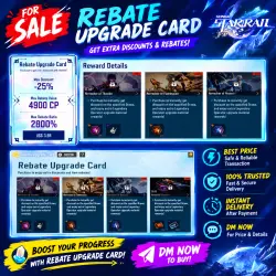 REBATE UPGRADE CARD — ПРОДАЖА