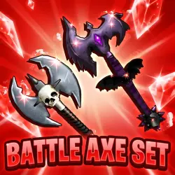 Battle Axe Set / BattleAxe Set | Murder Mystery 2 | MM2 — Roblox, лот №214748