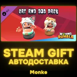 AUTO 24/7 | STEAM GIFT DLC | Worms Rumble - Cats & Dogs Double Pack