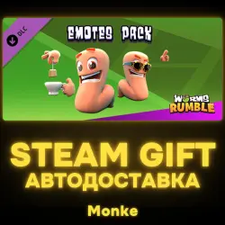 AUTO 24/7 | STEAM GIFT DLC | Worms Rumble - Emote Pack