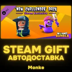 AUTO 24/7 | STEAM GIFT DLC | Worms Rumble - New Challengers Pack