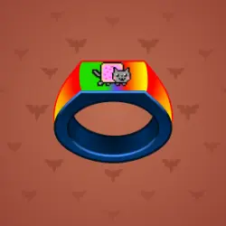 NFT Signet Ring Nyan Cat