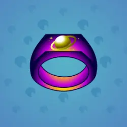 NFT Signet Ring Saturn Ring