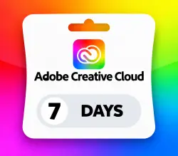 Adobe Creative Cloud 1 week - 7 Days Shared Official Account