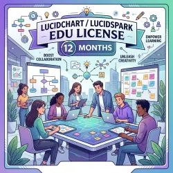 Auto delivery | Lucidchart/Lucidspark EDU License private account 12 Months