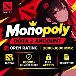 OPEN RATING | 2000–3000 MMR | Dota+ | 10000+ ORDER | FULL ACCESS | DESCRIPTION