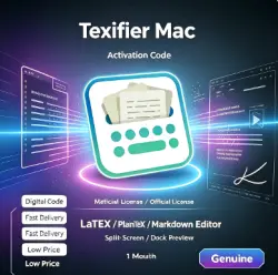 Texifier Mac | Activation Code | Official License | LaTeX / Plain TeX / Markdown Editor