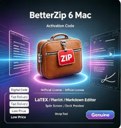 Код активации BetterZip 6 для Mac | Официальная лицензия | Инструмент для распаковки