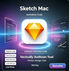 Sketch Mac Authentic Activation Code | Officially Authorized | Vector Design Tool | SK3 Key