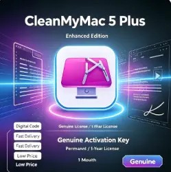 CleanMyMac 5 Plus | Enhanced Edition | Genuine Activation Key | Permanent/1-Year License