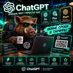 24/7 ChatGPT Plus / Pro / Go | Subscription to Your Account (Login & No-Login)