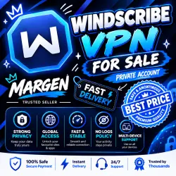Windscribe VPN 1 / 2 / 3 / 6 / 12 Months I Private IP Account I