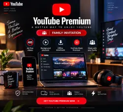YouTube Premium Subscription | Family Invitation