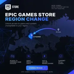 Epic Games Store Region Change to LITHUANIA (Europe / EU) |  &
