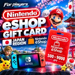 Nintendo eShop Recharge Card（Japan）500-9000 JPY