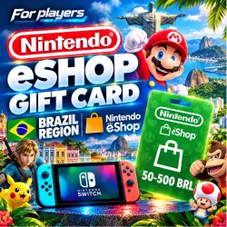 Nintendo eShop Recharge Card（Brazil）50-500 BRL