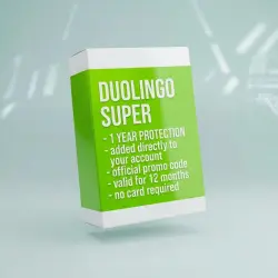 Duolingo Super Subscription 12 Months Activation to Your Account Promo Link Global