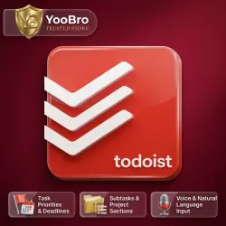 Todoist Pro Subscription 7 Days / 1-12 Months Global | To Your Account