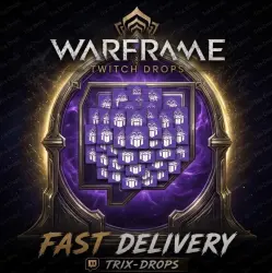 Warframe Twitch Drops - 35 Items - Dante + Mesa Prime + 2 Archon Shards + Decora