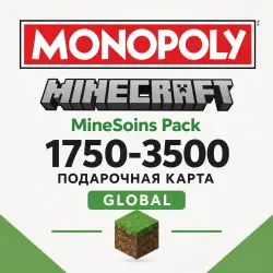 Minecraft MineCoins Pack 1750-3500-8800 ПОДАРОЧНАЯ КАРТА GL…, лот №269406