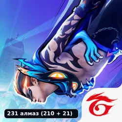 Free Fire | 231 алмаз (210 + 21) | 2 USD | Global | Цифрово…, лот №209994