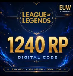 League of legends 1240 RP EU-WEST
