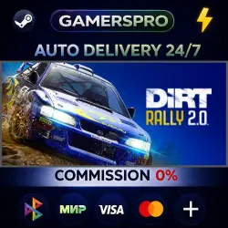 DiRT Rally 2.0・SELECT REGION・STEAM GIFT AUTO・
