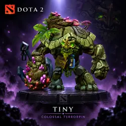 Tiny — Colossal Terrorpin | Dota 2 | Подарком | "Павшая Кор…, лот №254374
