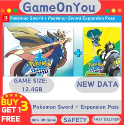 Pokemon Sword + Expansion Pass Nintendo Switch 1/2