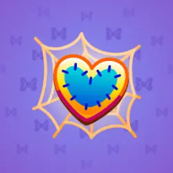 NFT Trapped Heart Orange Blaze