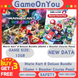 Mario Kart 8 Deluxe Bundle (Game + Booster Course Pass) Nintendo Switch 1/2