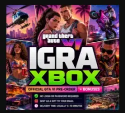 GTA 6 Grand Theft Auto VI XBOX Pre-order bonus Send as Gift No password No login