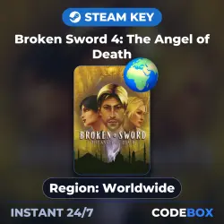 Broken Sword 4: The Angel of Death | Global | STEAM KEY | INSTANT DELIVERY 24/7
