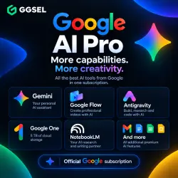 Google AI Pro / Automatic Delivery — 18 Months | Personal Account