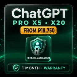 ChatGPT Pro x5 or x20 for 1 month — official subscription activation