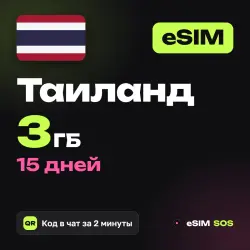 eSIM Thailand 3 GB for 15 days