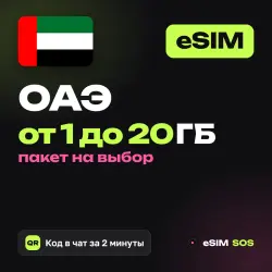 eSIM UAE — 1 to 20 GB
