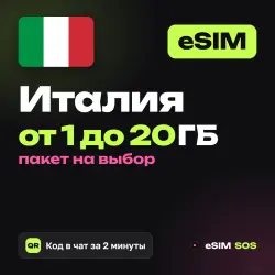 eSIM Italy — 1 to 20 GB
