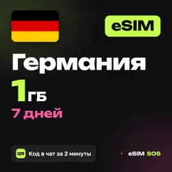eSIM Germany 1 GB for 7 days