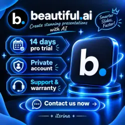 Beautiful Ai - 14 Days PRO Plan Trial - | Private Account ( AUTO DELIVERY)
