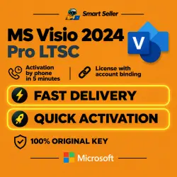 MS Visio 2024 Pro LTSC (Phone)|Binding|No call required