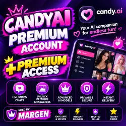 Candy AI 1 Month Account I Private & Secured - Shared & Secured