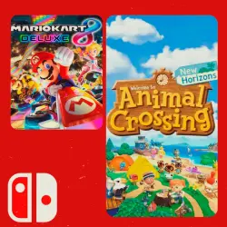 Mario Kart 8 Deluxe + Animal Crossing: New Horizons Rent